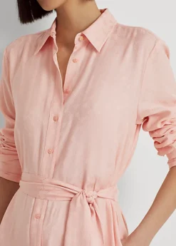 Belted Logo Jacquard Shirtdress -Family Flair Sales Store s7 1474000 alternate4