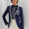 Two-Tone Georgette Blazer