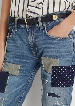 Patchwork Relaxed Tapered Ankle Jean -Family Flair Sales Store s7 1474063 alternate4