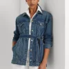 Belted Denim Field Jacket