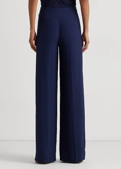 Pleated Georgette Belted Wide-Leg Trouser -Family Flair Sales Store s7 1474097 alternate3