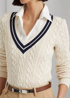 Cable-Knit Cricket Jumper -Family Flair Sales Store s7 1474250 alternate4