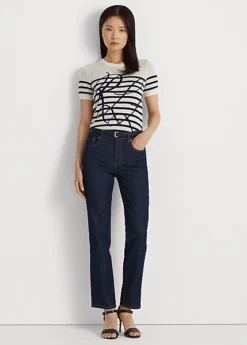 Logo Striped Short-Sleeve Jumper -Family Flair Sales Store s7 1474270 alternate1