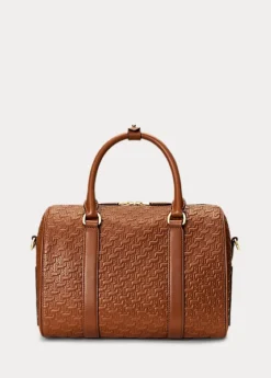 Debossed Leather Medium Kaden Satchel -Family Flair Sales Store s7 1474694 alternate3