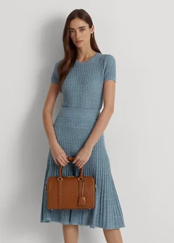 Debossed Leather Medium Kaden Satchel -Family Flair Sales Store s7 1474694 alternate8