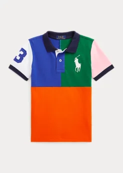 Big Pony Cotton Mesh Polo Shirt