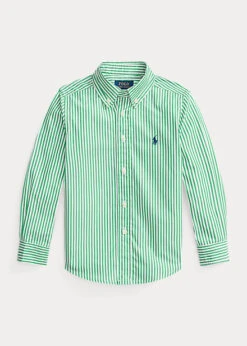 Striped Cotton Poplin Shirt