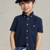 Cotton Seersucker Short-Sleeve Shirt