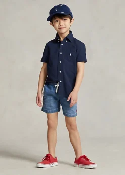 Cotton Seersucker Short-Sleeve Shirt -Family Flair Sales Store s7 1475152 alternate2