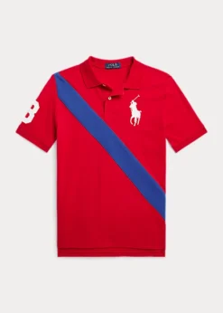 Big Pony Cotton Mesh Polo Shirt