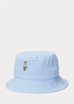 Polo Bear Cotton Twill Bucket Hat