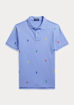 Polo Pony Cotton Mesh Polo Shirt