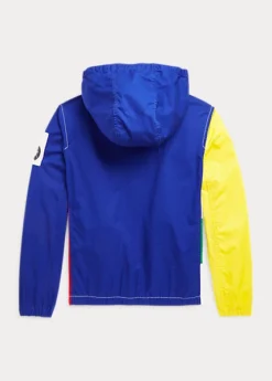 Colour-Blocked Cotton Hooded Jacket 7 Colour-Blocked Cotton Hooded Jacket -Family Flair Sales Store s7 1475240 alternate1