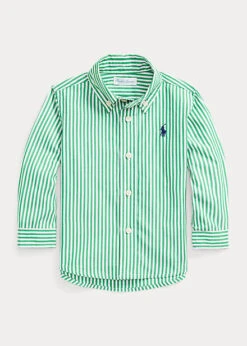 Striped Cotton Poplin Shirt