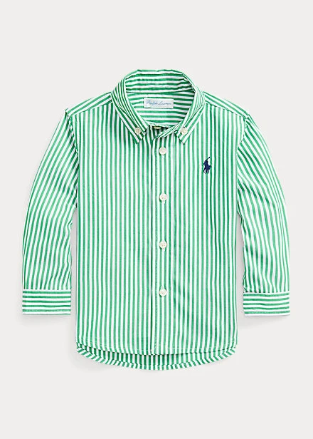 Striped Cotton Poplin Shirt 1 Striped Cotton Poplin Shirt