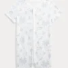Toile-Print Cotton Interlock Shortall