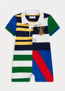 Patchwork Cotton Rugby Shortall
