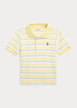 Striped Soft Cotton Polo Shirt