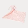 Reversible Cotton Bunny Lovey Blanket