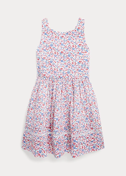 Floral Cotton Seersucker Dress 1 Floral Cotton Seersucker Dress