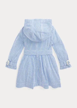 Seersucker Hooded Trench Coat -Family Flair Sales Store s7 1476225 alternate1