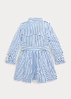 Seersucker Hooded Trench Coat -Family Flair Sales Store s7 1476225 alternate15