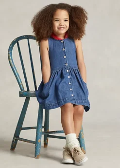 Cotton Denim Dress