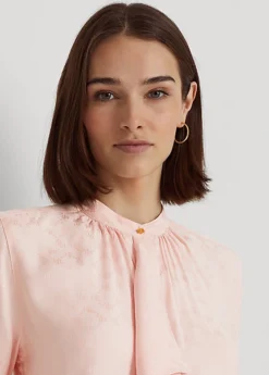 Ruffle-Trim Logo Jacquard Shirt -Family Flair Sales Store s7 1476743 alternate4