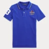 Crest Cotton Mesh Polo Shirt