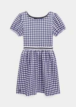 Gingham Ponte Dress
