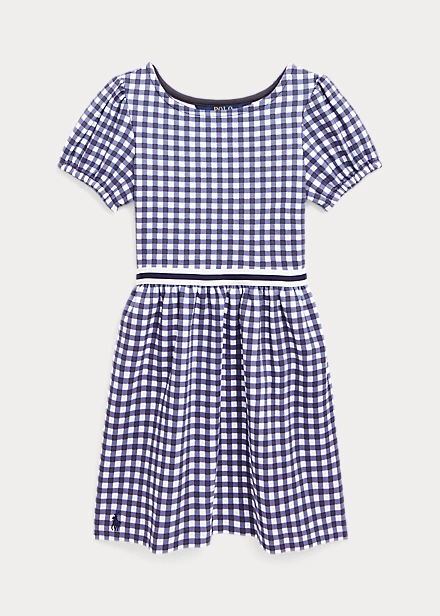 Gingham Ponte Dress 1 Gingham Ponte Dress