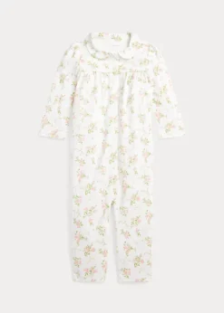 Floral Cotton Interlock Coverall