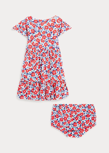 Floral V-Neck Dress 2 Floral V-Neck Dress - Image 2