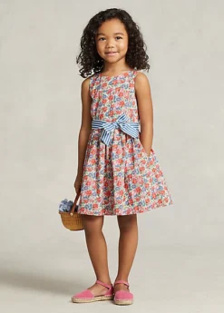 Floral Cotton Poplin Dress & Bloomer