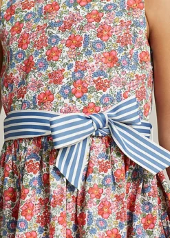 Floral Cotton Poplin Dress & Bloomer -Family Flair Sales Store s7 1477178 alternate3