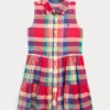 Cotton Madras Shirtdress