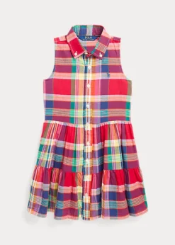 Cotton Madras Shirtdress