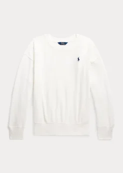 Paint Splatter-Print Spa Terry Pullover