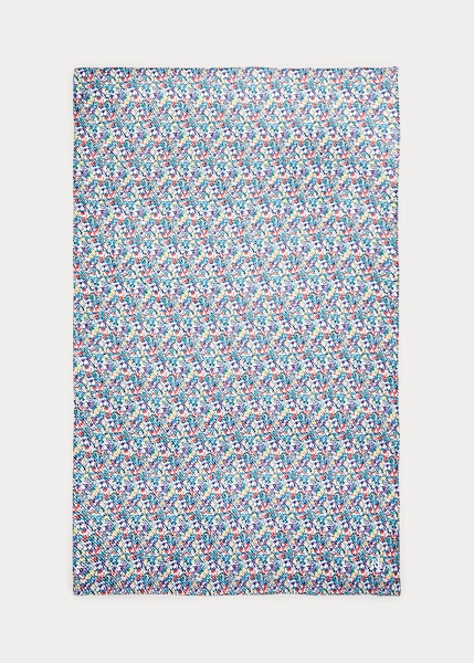 Camila Pleated Floral Scarf 2 Camila Pleated Floral Scarf - Image 2