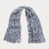 Camila Pleated Floral Scarf