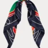 Amelia Print Silk Twill Square Scarf