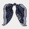 Harper Polka-Dot Silk Twill Square Scarf