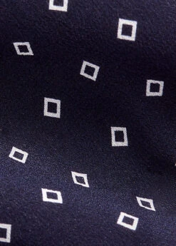 Square-Print Silk Crepe Tie -Family Flair Sales Store s7 1479743 alternate2