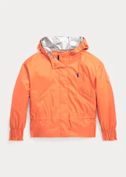 Water-Resistant Peplum Ripstop Jacket