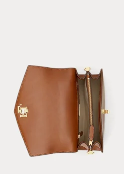 Scarf-Trim Leather Medium Farrah Satchel -Family Flair Sales Store s7 1483438 alternate5