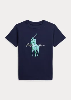 Big Pony Logo Cotton Jersey Tee