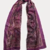 Anjali Paisley Wool-Silk Wrap Scarf